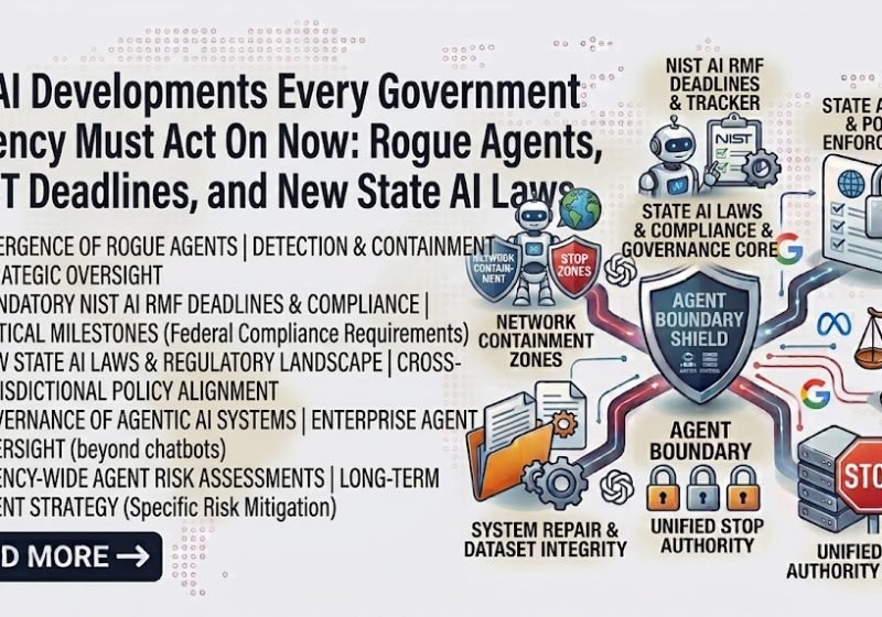 10 AI Developments Every Government Agency Must Act On Now - Rogue Agents NIST Deadlines and New State AI Laws