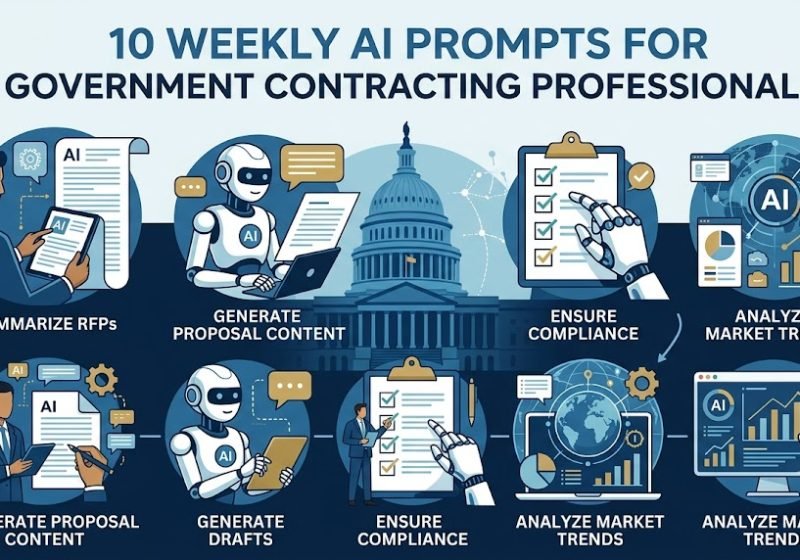 10 Weekly AI Prompts for Government Contracting Professionals
