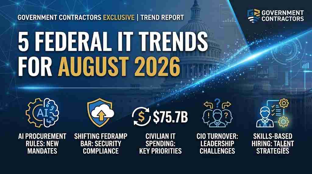 5 Federal IT Trends for August 2026