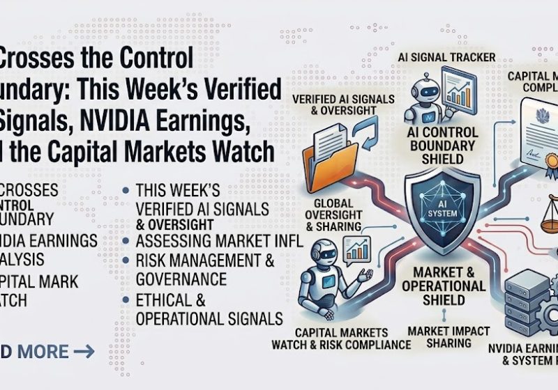 AI Crosses the Control Boundary - This Weeks Verified AI Signals NVIDIA Earnings and the Capital Markets Watch