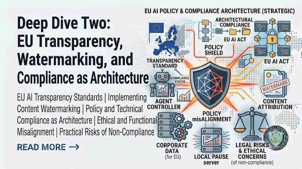 Deep Dive Two - EU Transparency Watermarking and Compliance as Architecture