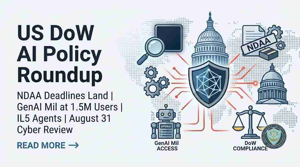 DoW AI Policy Roundup - August 14 2026