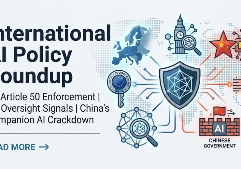 International AI Policy Roundup - August 14 2026