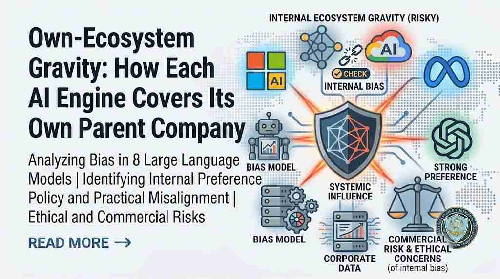 Own-Ecosystem Gravity - How Each AI Engine Covers Its Own Parent Company