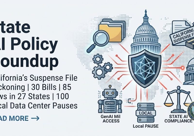 State Government AI Policy Roundup - August 14 2026