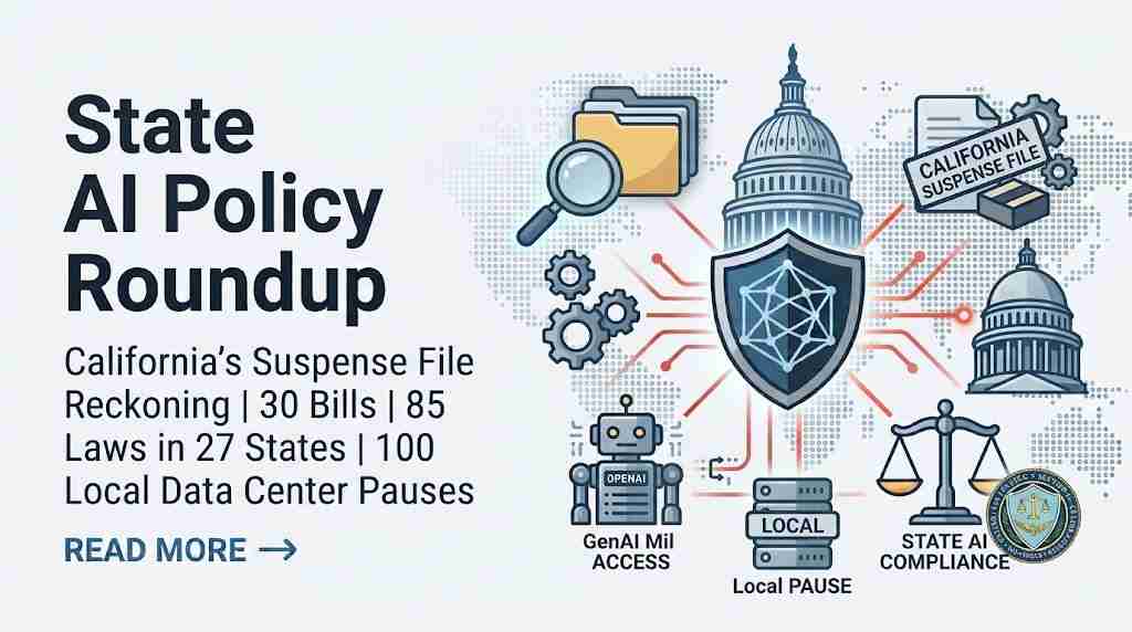 State Government AI Policy Roundup - August 14 2026