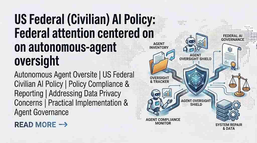 US Federal Civilian AI Policy - Federal attention centered on autonomous-agent oversight