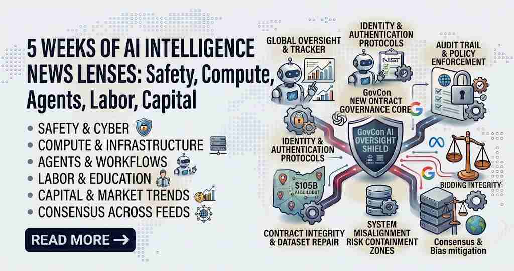 5 Weeks of AI Intelligence News - Safety Compute Agents Labor Capital