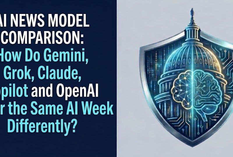 AI News Model Comparison: How Do Gemini, Grok, Claude, Copilot and OpenAI Cover the Same AI Week Differently?