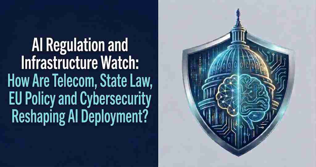 AI Regulation and Infrastructure Watch: How Are Telecom, State Law, EU Policy and Cybersecurity Reshaping AI Deployment?