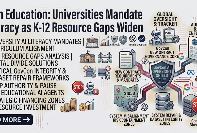 AI in Education - Universities Mandate Literacy as K-12 Resource Gaps Widen