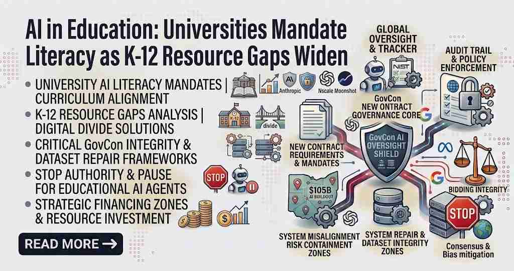 AI in Education - Universities Mandate Literacy as K-12 Resource Gaps Widen