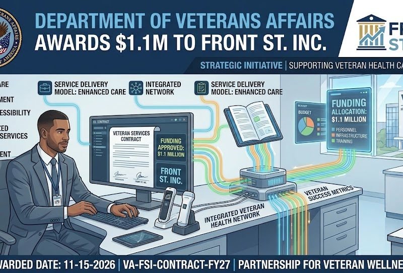 Department of Veterans Affairs awards 1-1M to Front St Inc