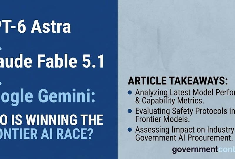 GPT-6 Astra vs Claude Fable 5-1 vs Google Gemini - Who Is Winning the Frontier AI Race