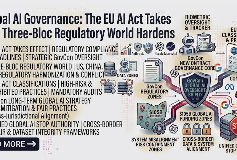 Global AI Governance: The EU AI Act Takes Effect as a Three-Bloc Regulatory World Hardens