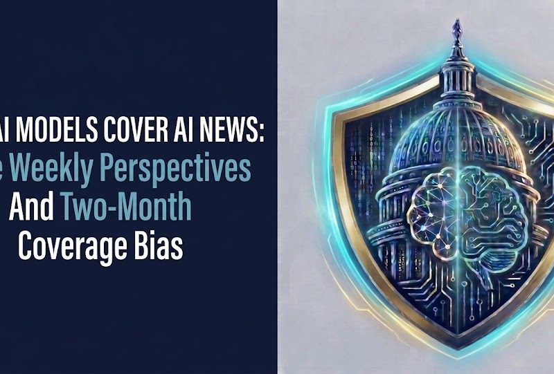 How AI Models Cover AI News - Nine Weekly Perspectives Two-Month Coverage Bias