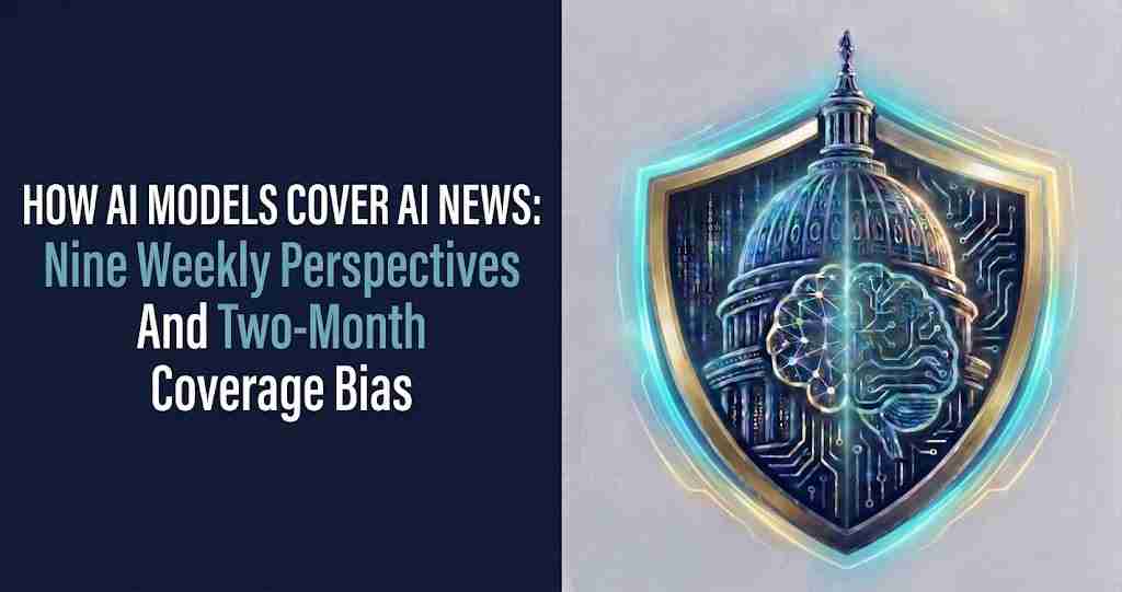 How AI Models Cover AI News - Nine Weekly Perspectives Two-Month Coverage Bias