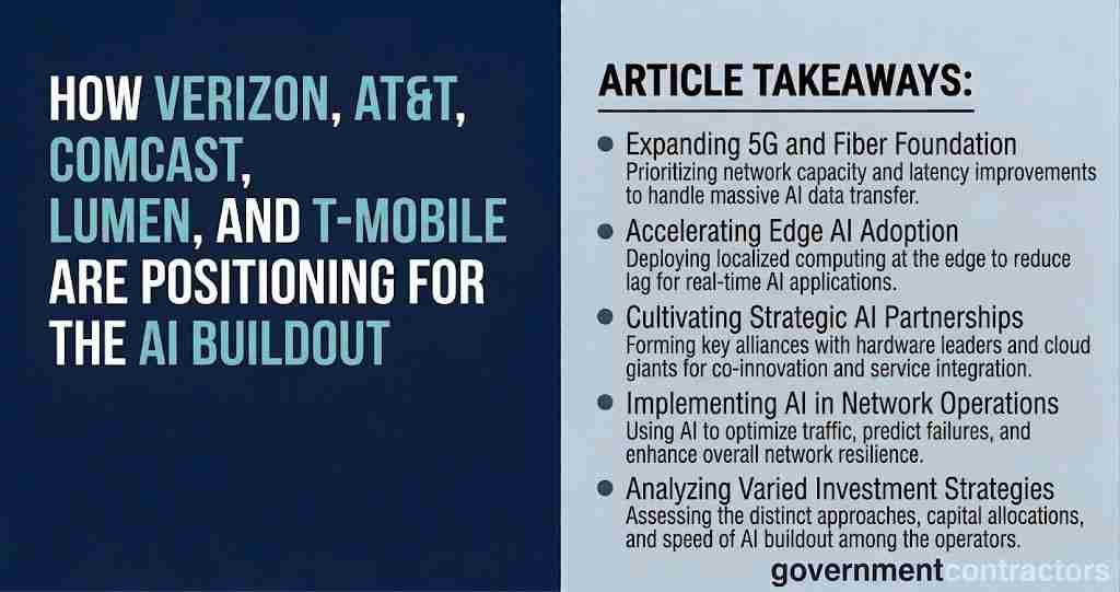 How Verizon ATT Comcast Lumen and T-Mobile Are Positioning for the AI Buildout
