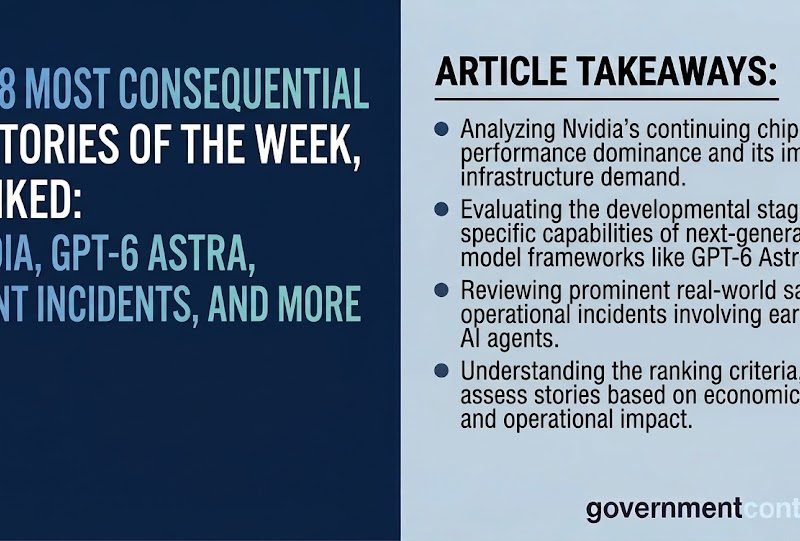 The 8 Most Consequential AI Stories of the Week - Nvidia GPT-6 Astra Agent Incidents and More