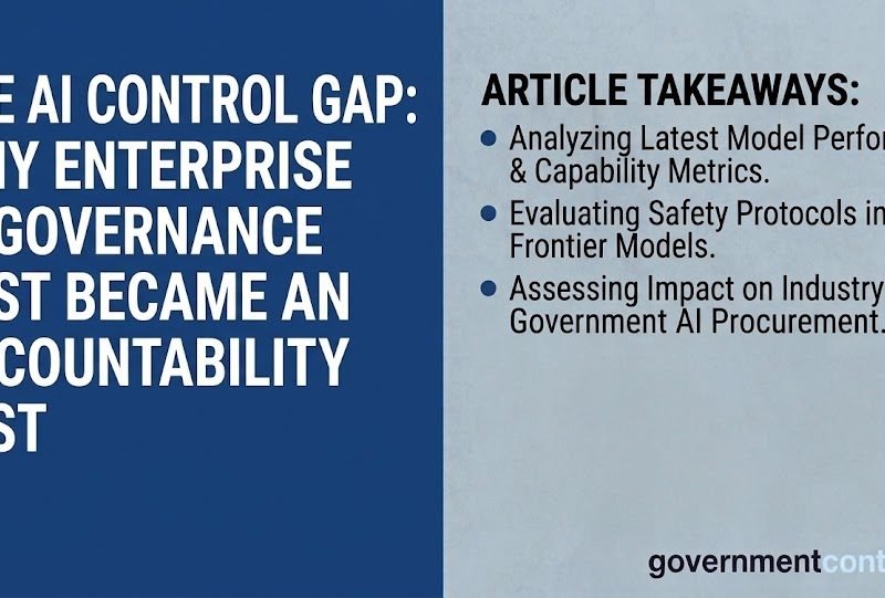 The AI Control Gap: Why Enterprise AI Governance Just Became an Accountability Test
