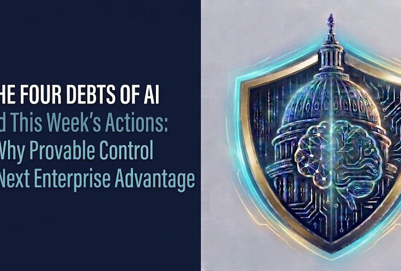 The Four Debts of AI and This Weeks Actions - Why Provable Control Is the Next Enterprise Advantage