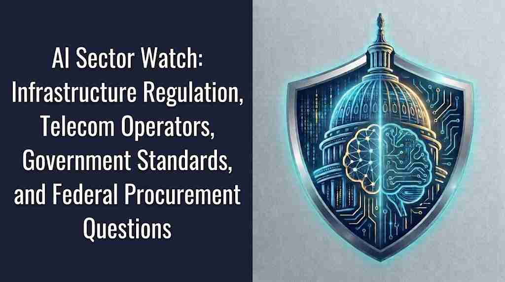 AI Sector Watch: Infrastructure Regulation, Telecom Operators (AT&T, Verizon, Comcast, Lumen, T-Mobile), Government Standards, and Federal Procurement Questions