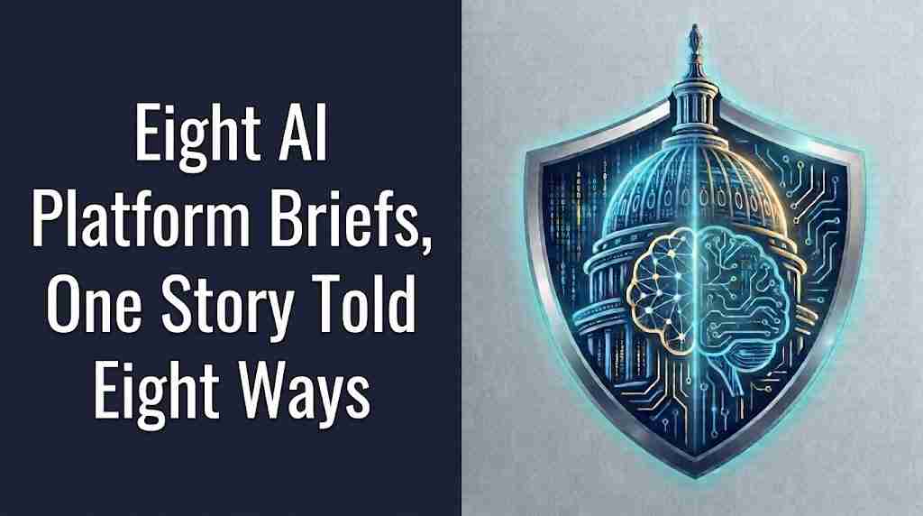 Eight AI Platform Briefs, One Story Told Eight Ways