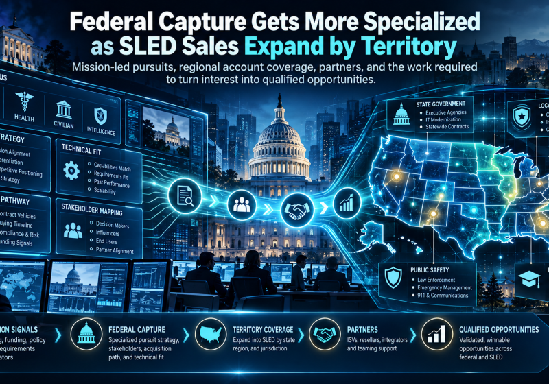 Federal Capture Gets More Specialized as SLED Sales Expand by Territory