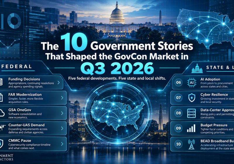 10 Government Stories That Shaped the GovCon Market in Q3 2026