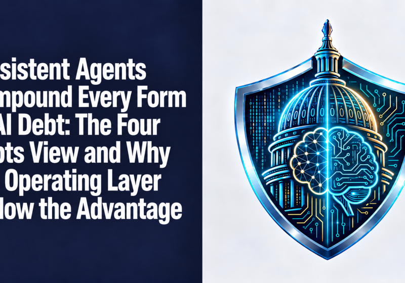 Persistent Agents Compound Every Form of AI Debt - The Four Debts View and Why the Operating Layer Is Now the Advantage