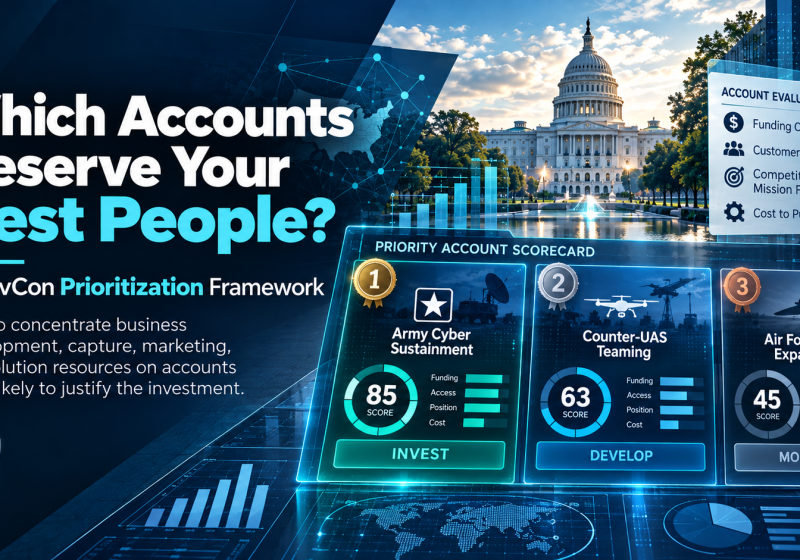 Which Accounts Deserve Your Best People? A GovCon Prioritization Framework